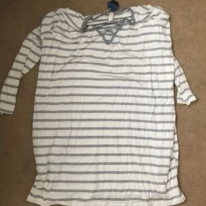 NWT pink blush maternity top